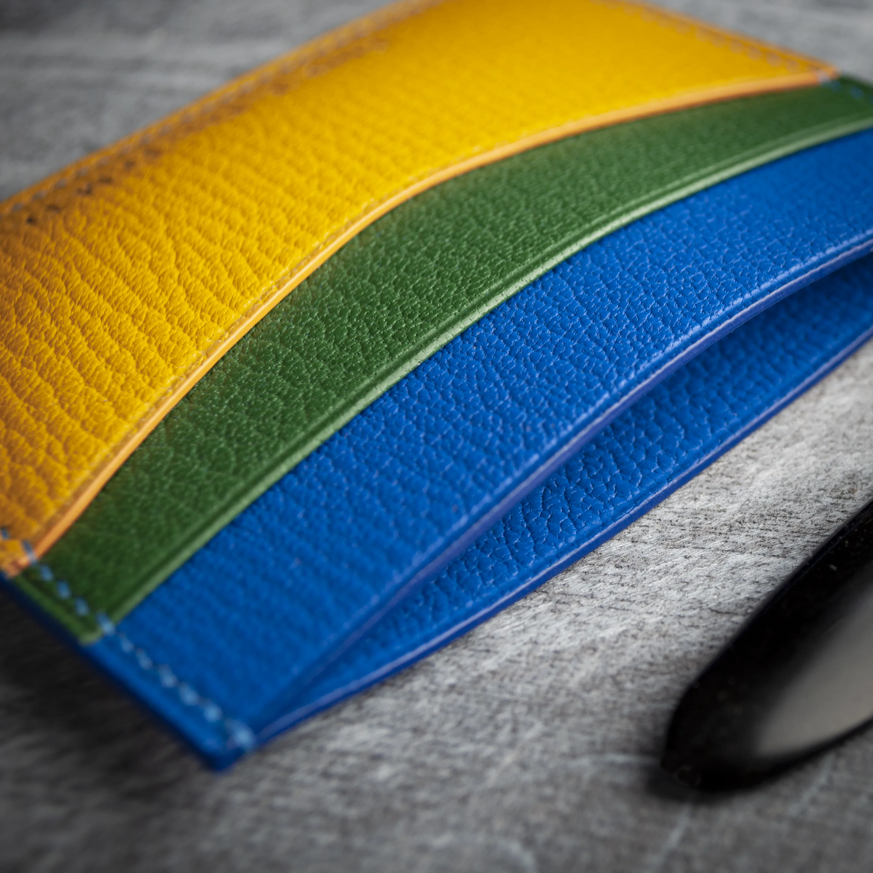 #57 BYO French Chèvre Slim Leather Wallet