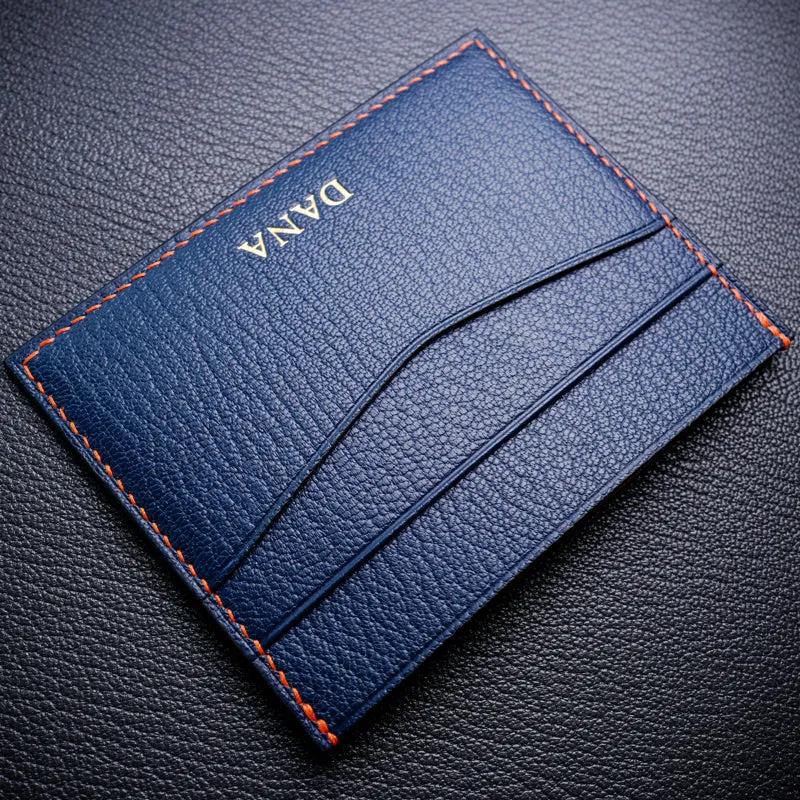#57 BYO French Chèvre Slim Leather Wallet