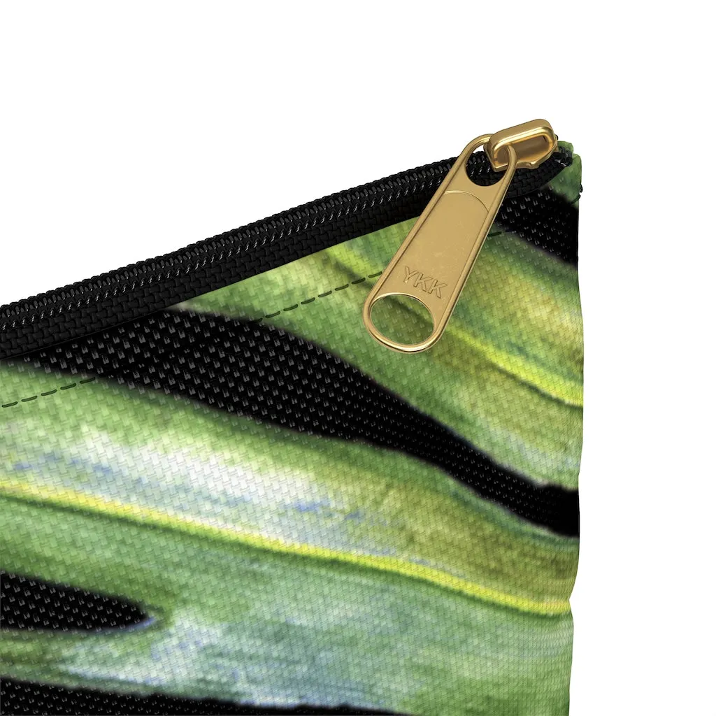 Accessory Bag:  Monstera Leaf - Black