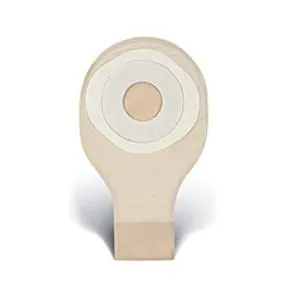 ActiveLife® One-Piece Stomahesive® Skin Barrier, Pre-Cut Stoma Opening 1-3/4" (45mm), Drainable Pouch, Transparent 12" (30.5cm), Tail Clip - Box of 10