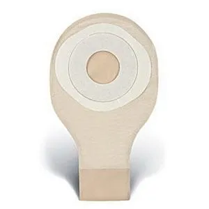 ActiveLife® One-Piece Stomahesive® Skin Barrier, Pre-Cut Stoma Opening 1/4" (32mm), Drainable Pouch, Opaque 10" (25.4cm), Tail Clip - Box of 20