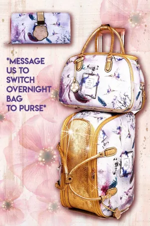 Arosa Luxury Travel Set - Perfume & Hummingbird Design