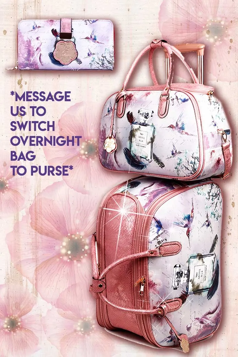 Arosa Luxury Travel Set - Perfume & Hummingbird Design