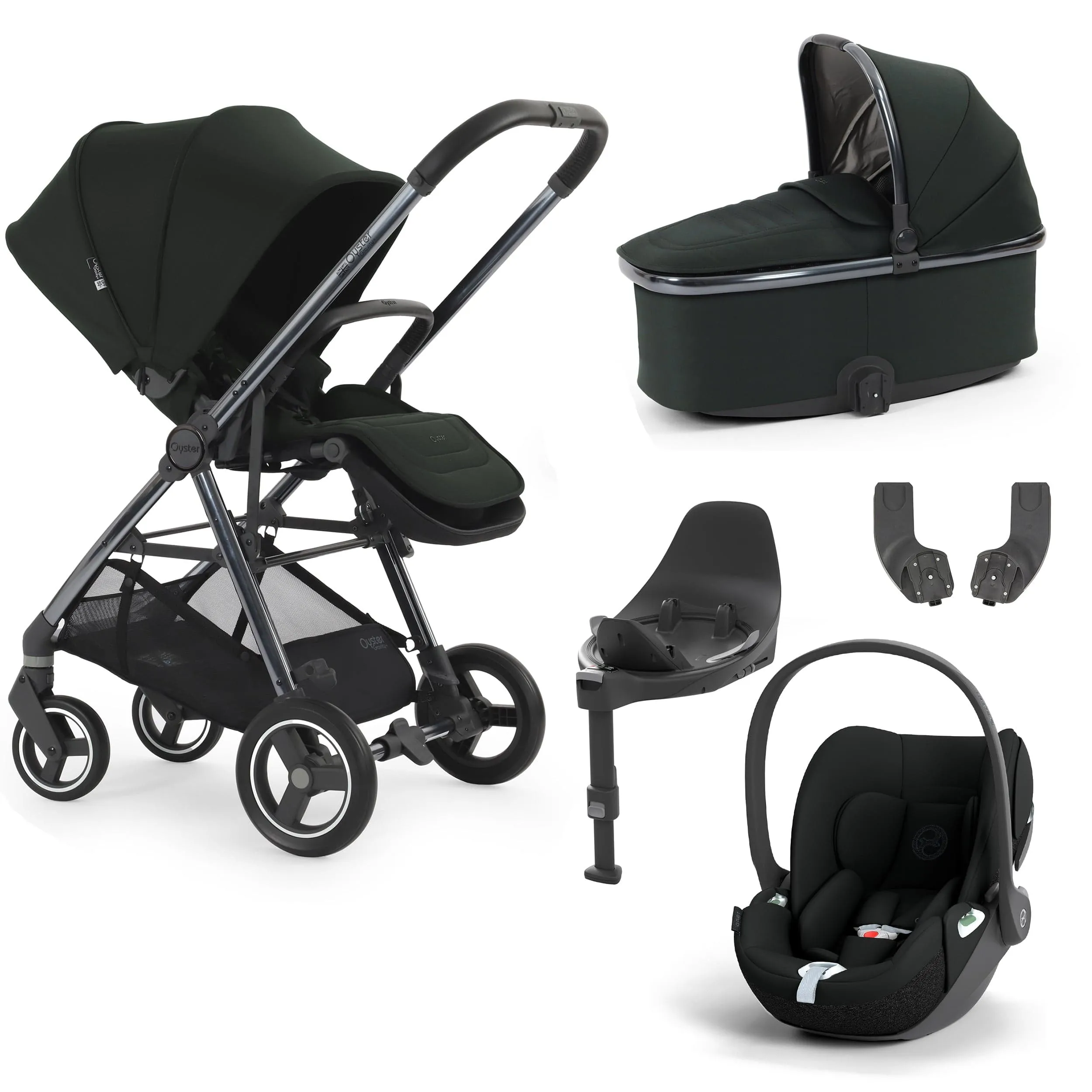 BabyStyle Oyster Gravity  5 Piece Bundle - Black Olive