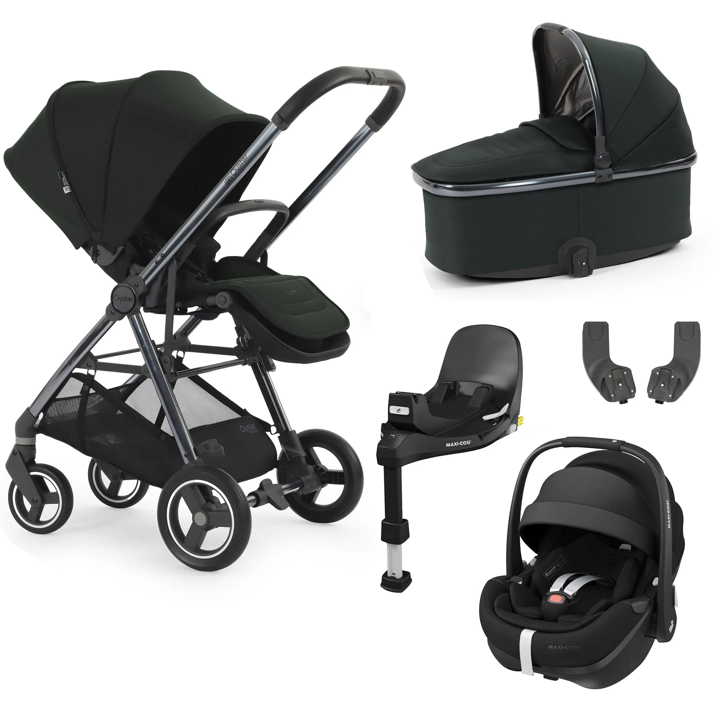 BabyStyle Oyster Gravity  5 Piece Bundle - Black Olive