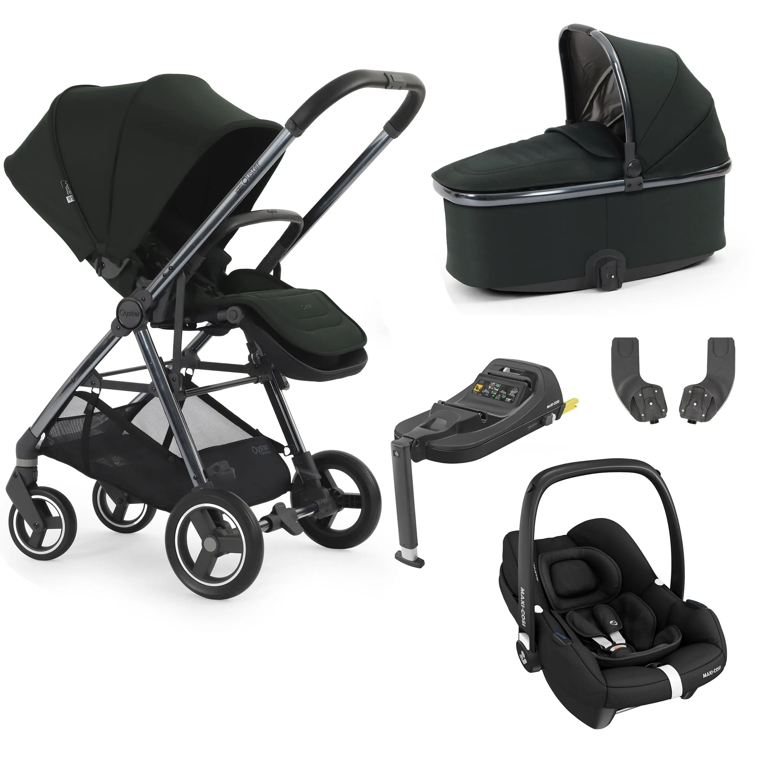BabyStyle Oyster Gravity  5 Piece Bundle - Black Olive