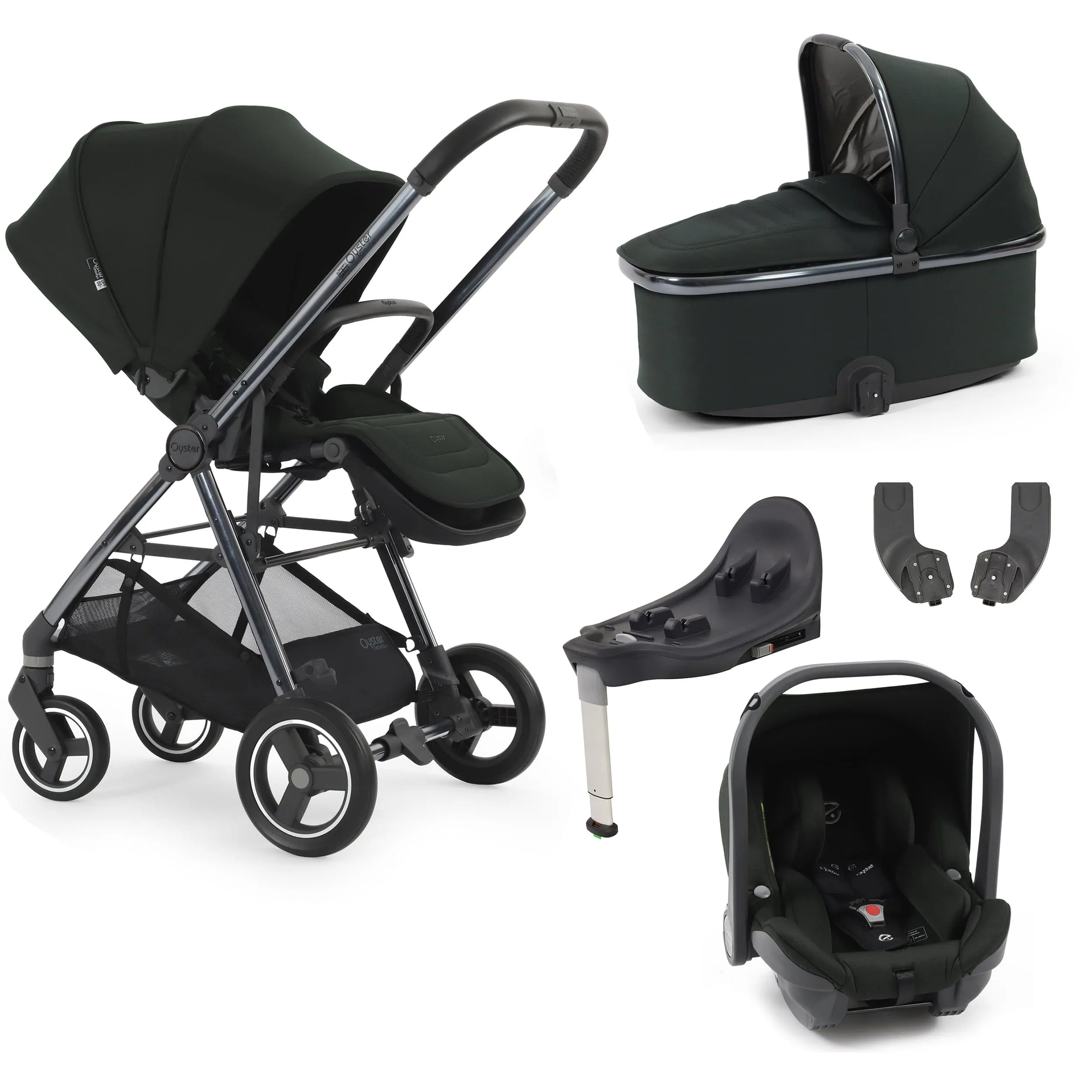 BabyStyle Oyster Gravity  5 Piece Bundle - Black Olive