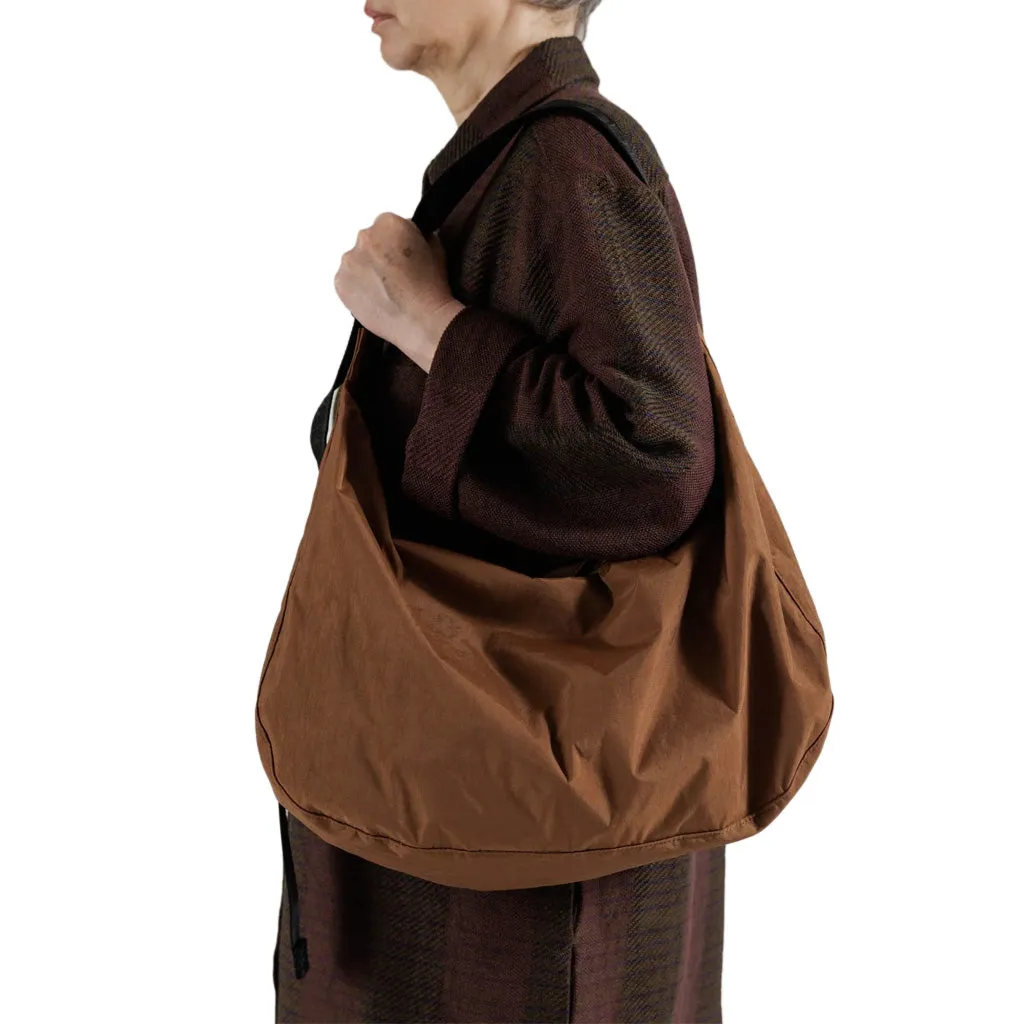 Baggu Large Nylon Crescent Bag, Brown