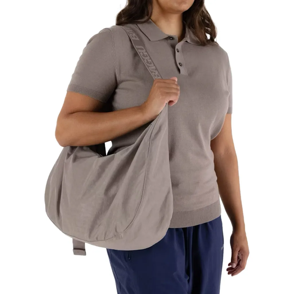 Baggu Large Nylon Crescent Bag, Dove