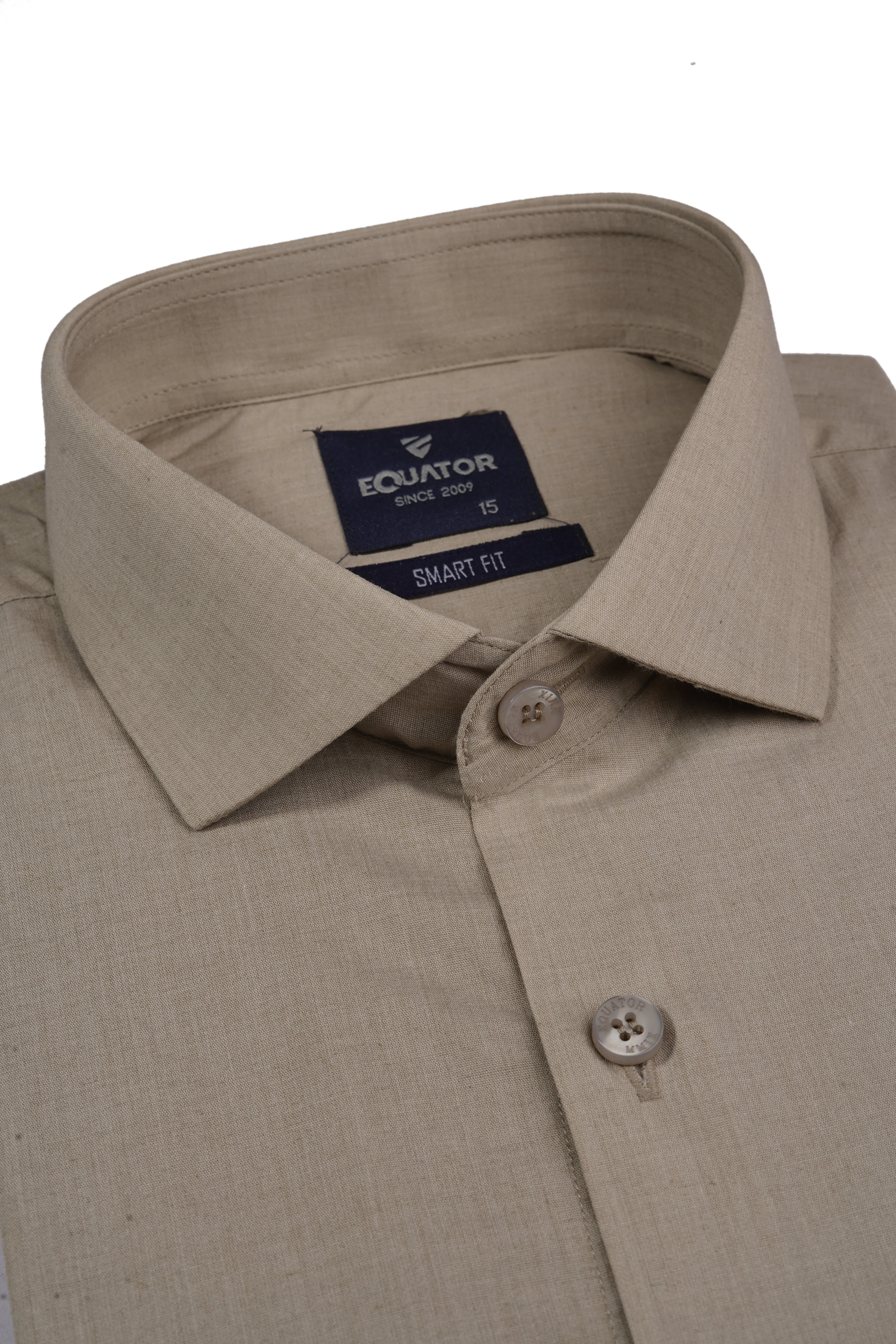 Beige Formal Shirt