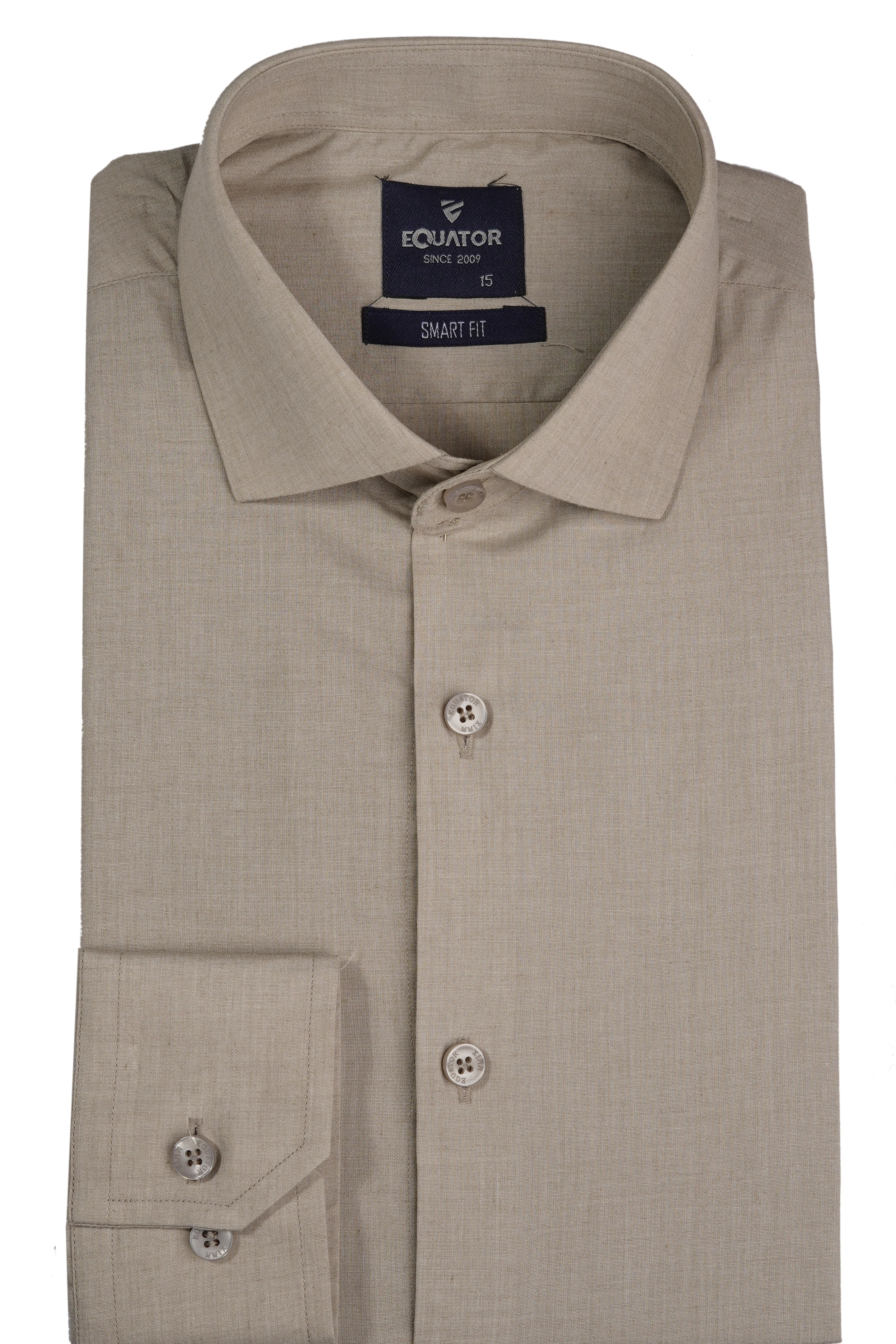 Beige Formal Shirt