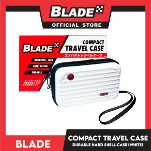 Blade Compact Travel Case Luggage Design 17cm (White) Hardshell Case, Sleek and Durable