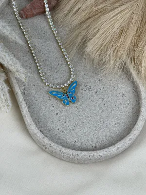Blue Butterfly Chain