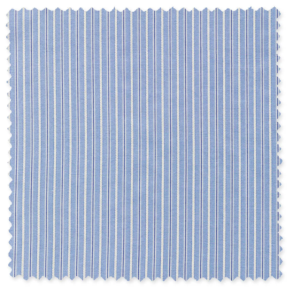 Blue Pique Stripe