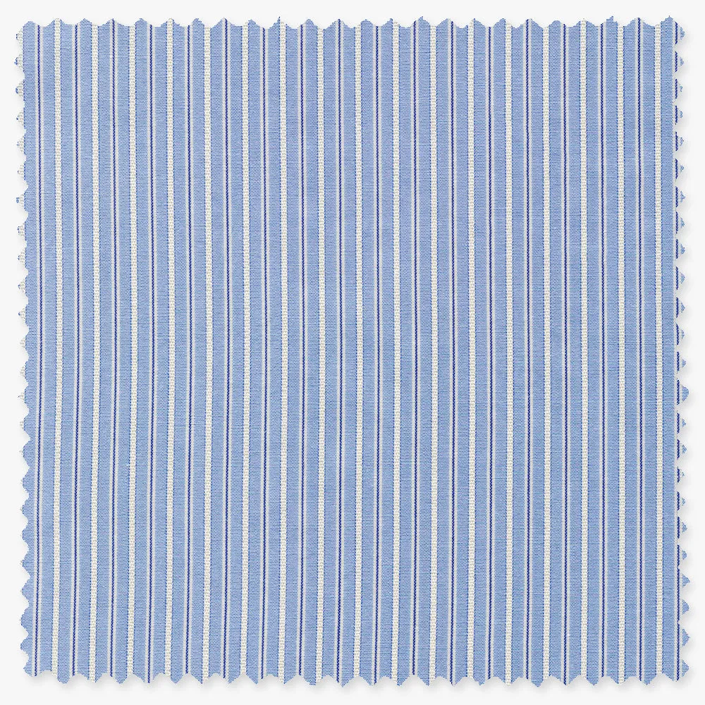 Blue Pique Stripe