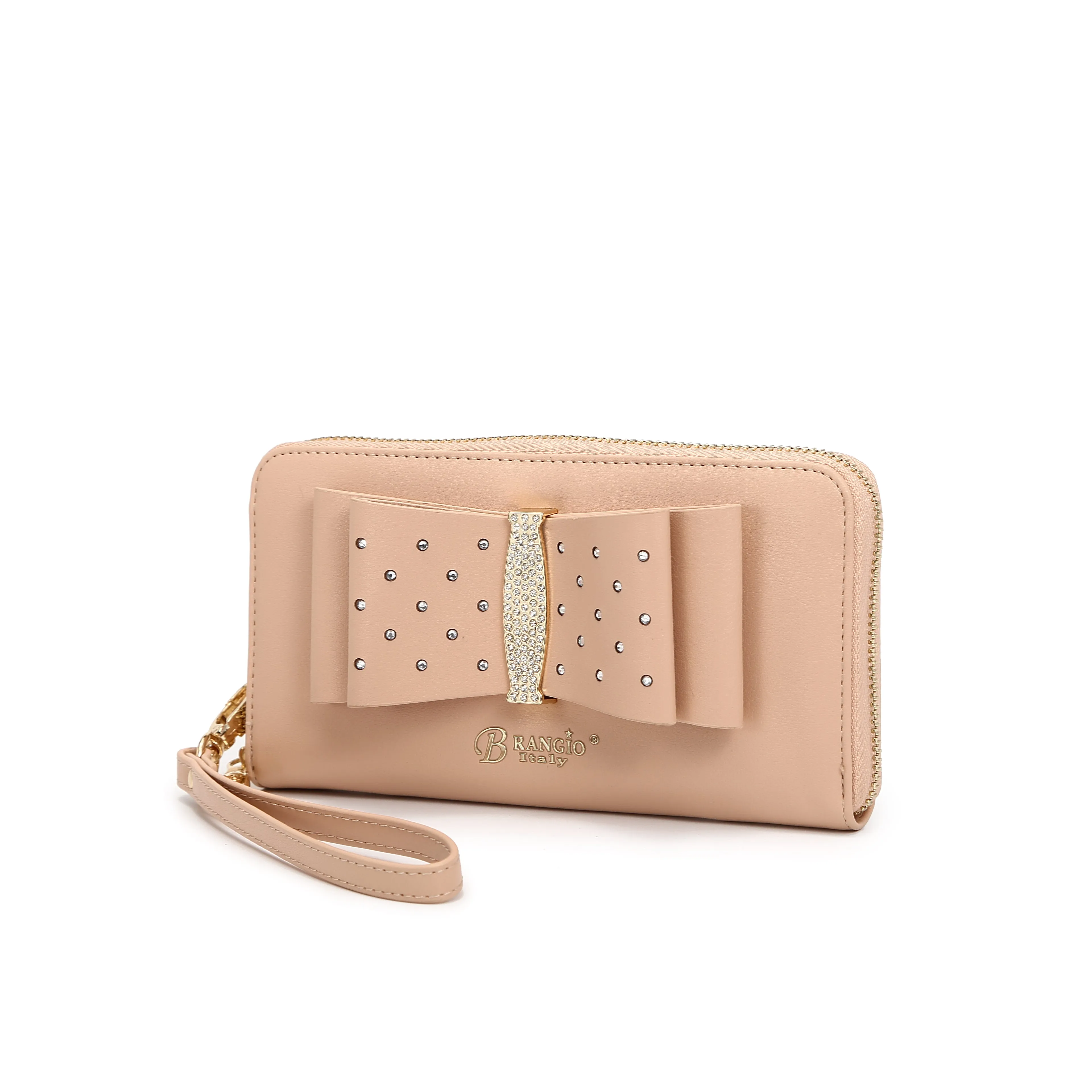 Brangio Elegant Bow Tote & Wallet Set