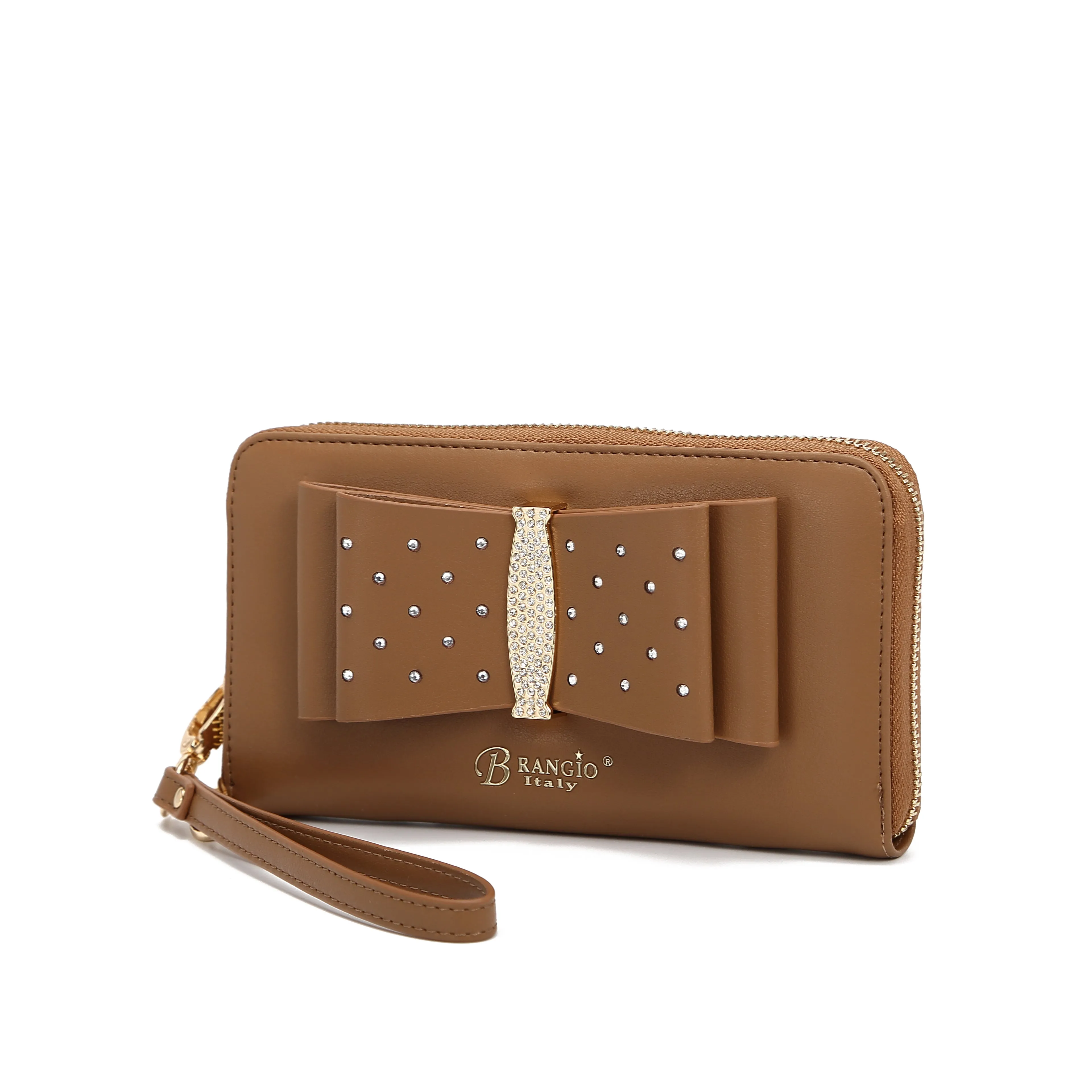 Brangio Elegant Bow Tote & Wallet Set