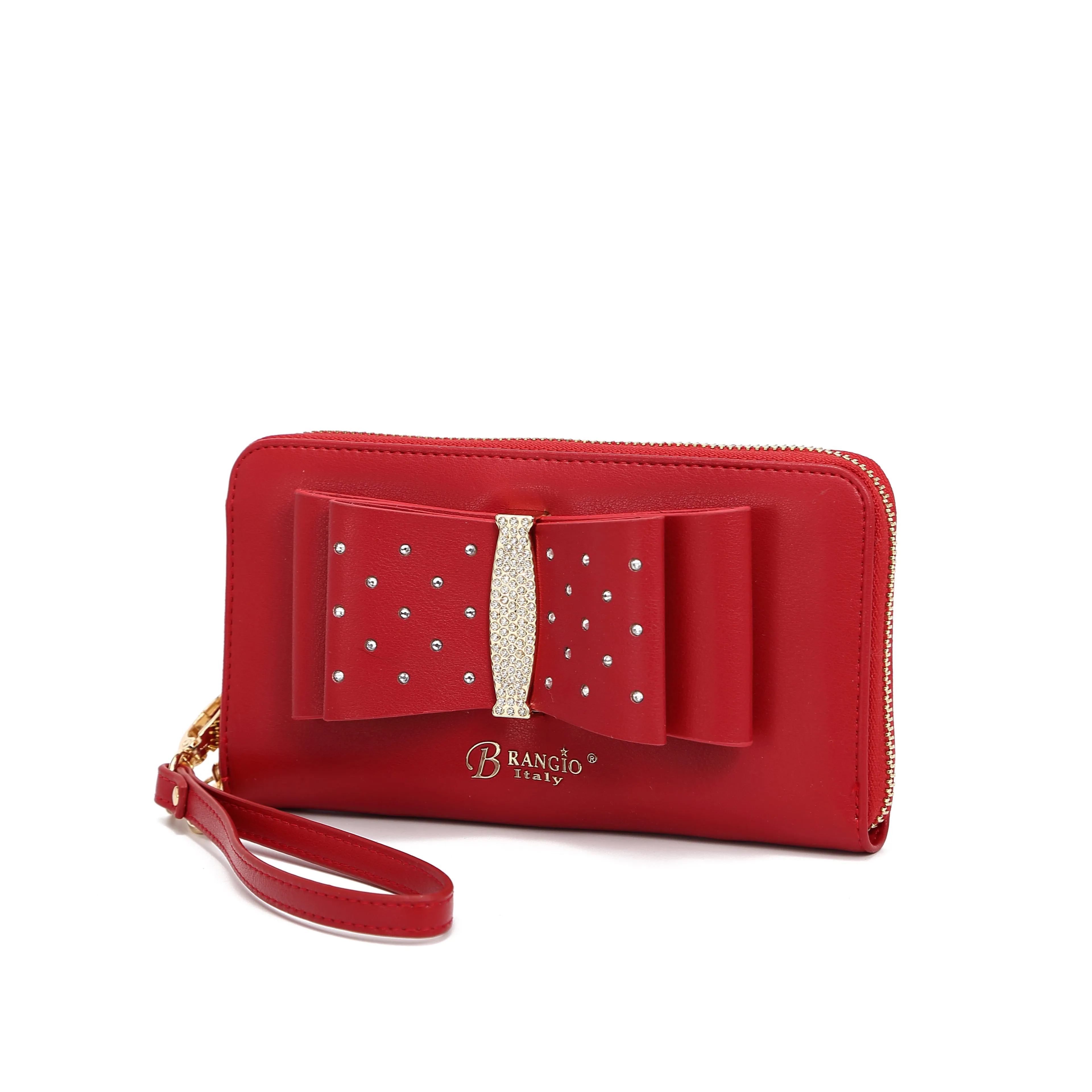 Brangio Elegant Bow Tote & Wallet Set