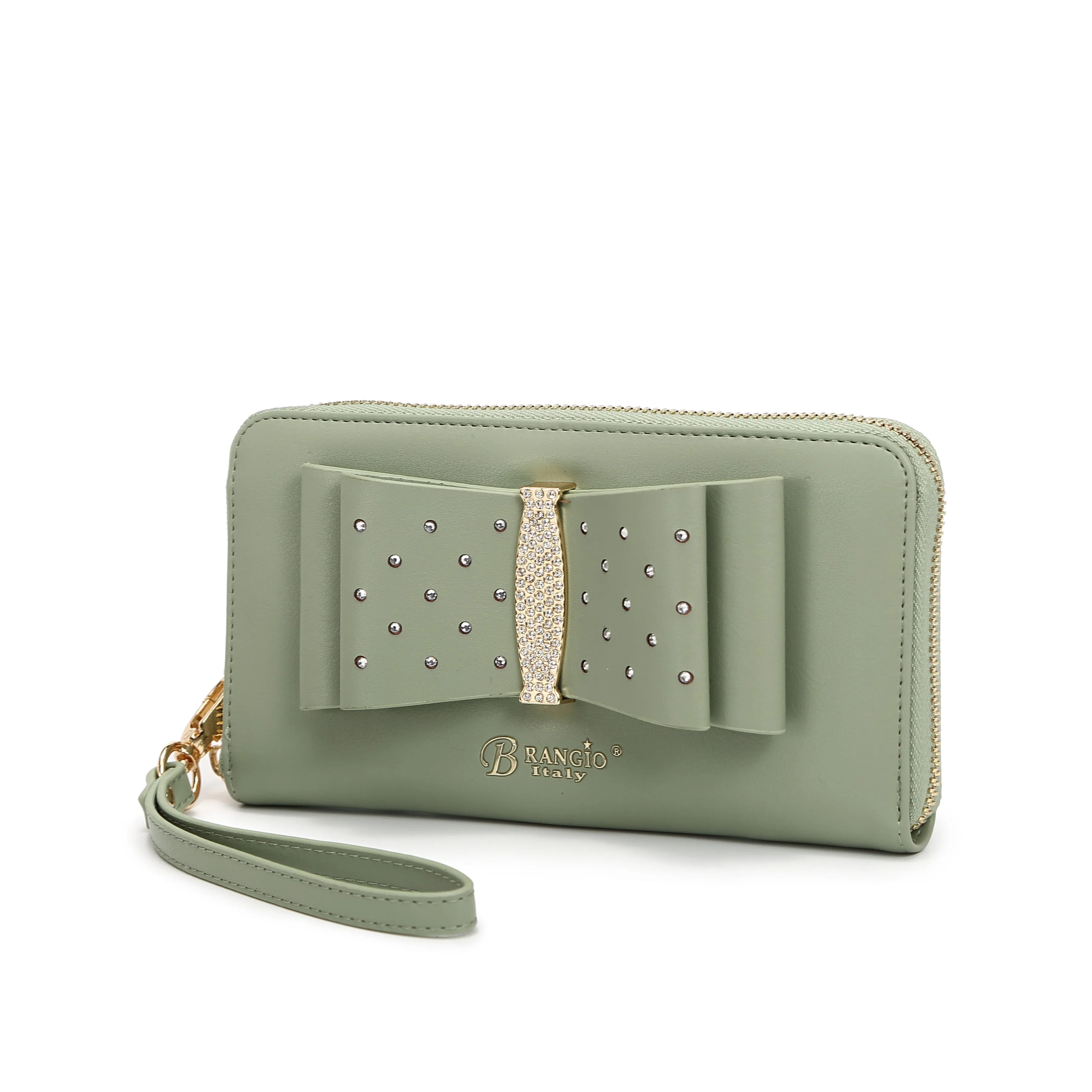 Brangio Elegant Bow Tote & Wallet Set