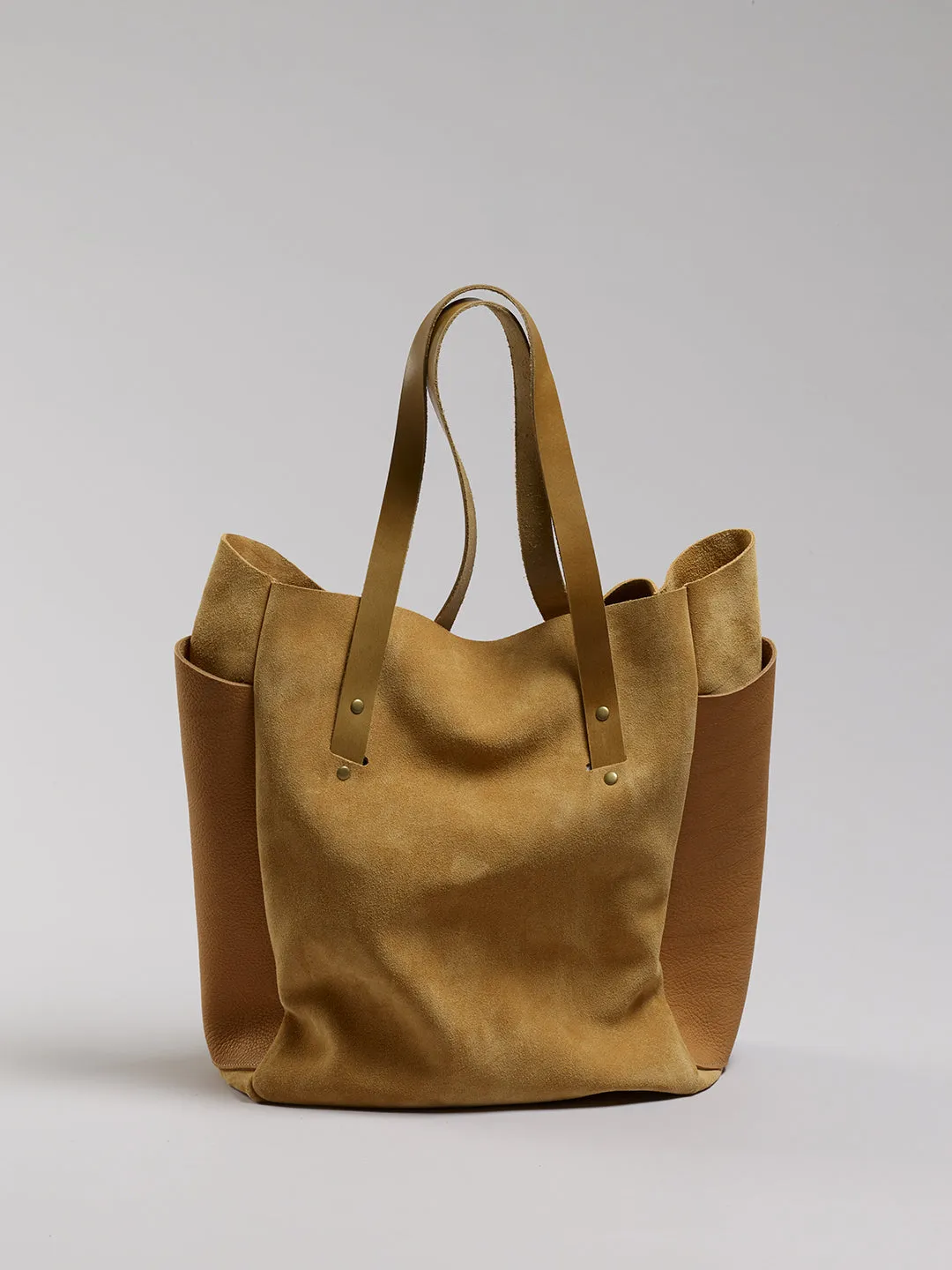 Brev TALL carryall - Gray & Indigo
