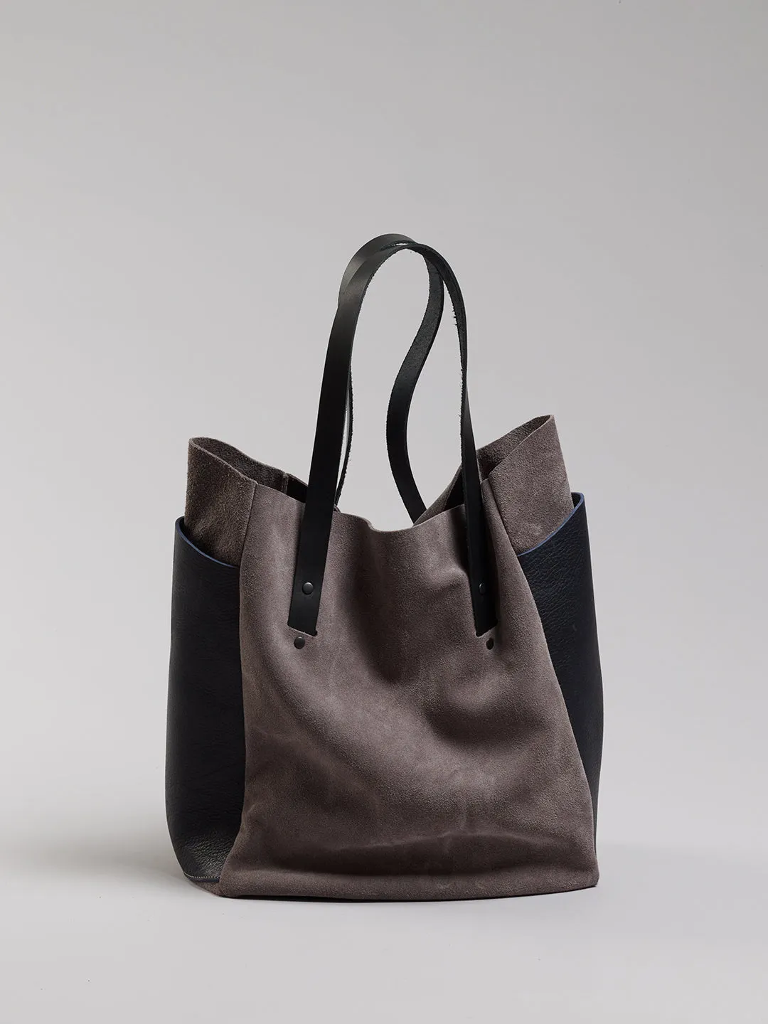 Brev TALL carryall - Gray & Indigo