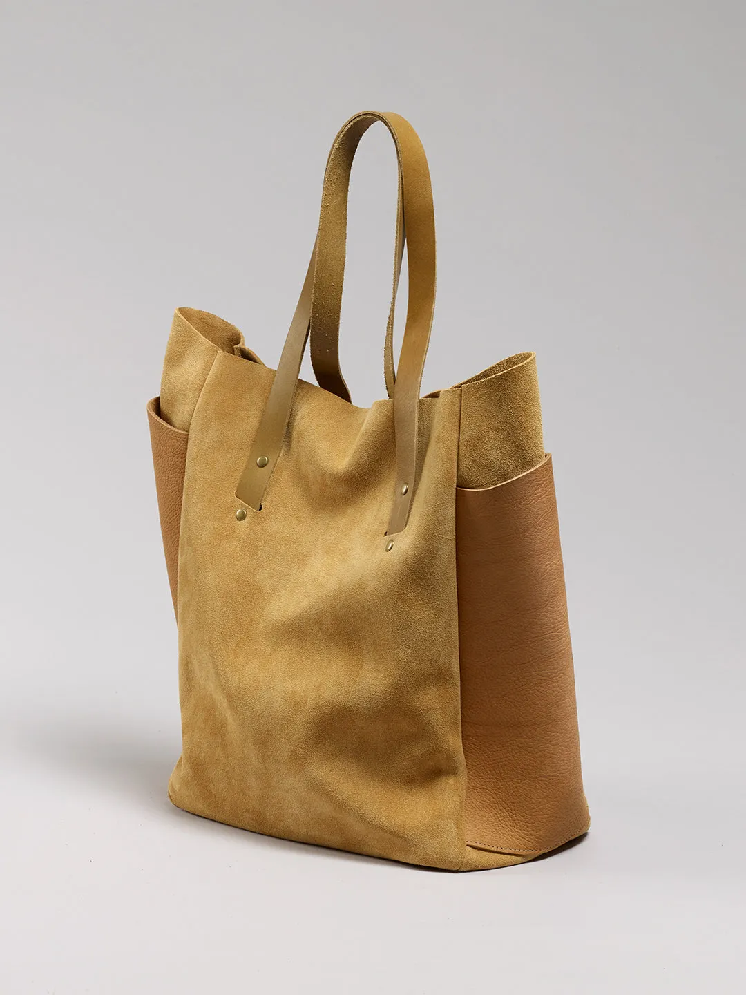 Brev TALL carryall - Gray & Indigo