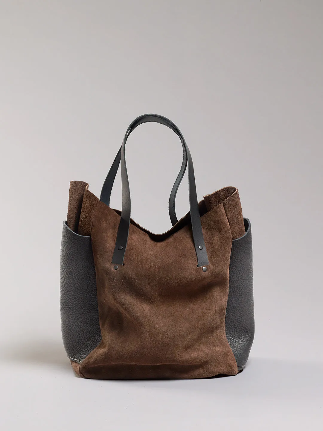 Brev TALL carryall - Gray & Indigo