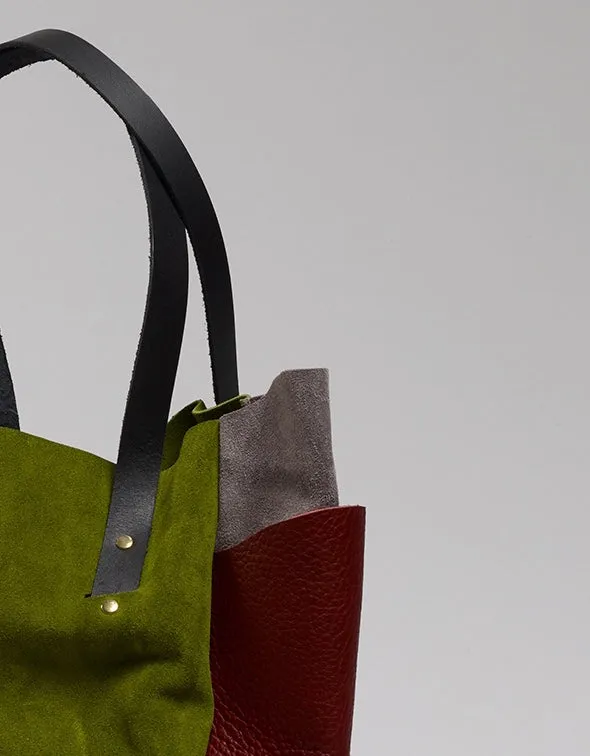 Brev TALL carryall - Gray & Indigo