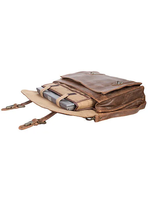 Briefcase, Aero Squadron Leather Satchel 602