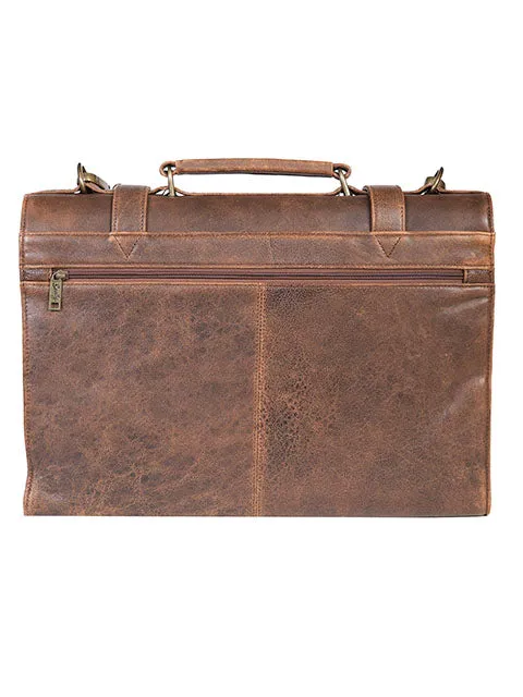 Briefcase, Aero Squadron Leather Satchel 602