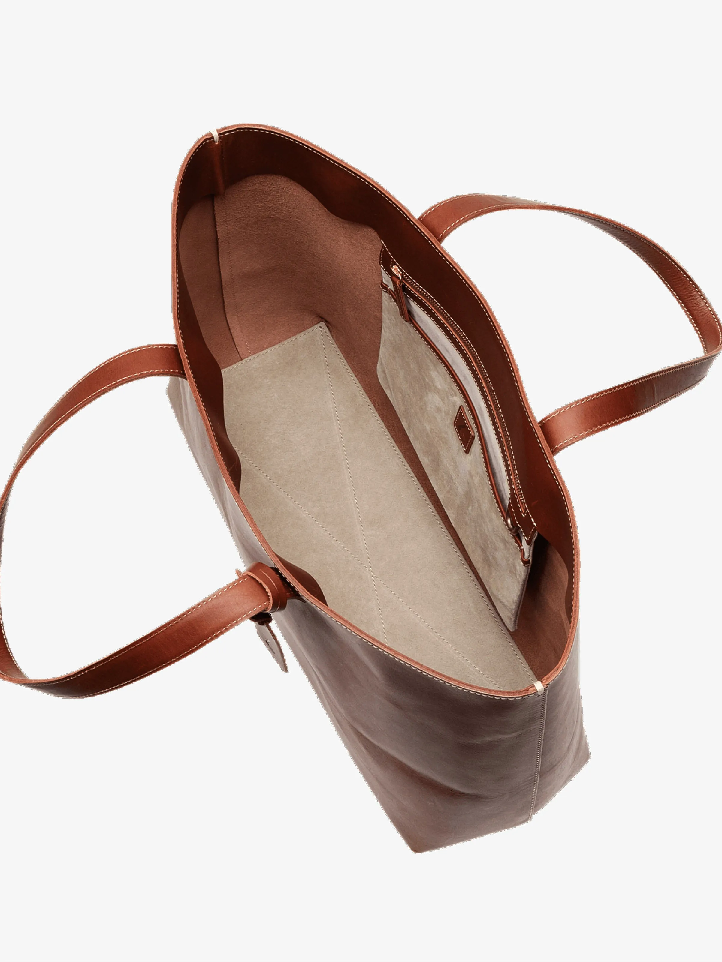 Brown Diario Large Tote