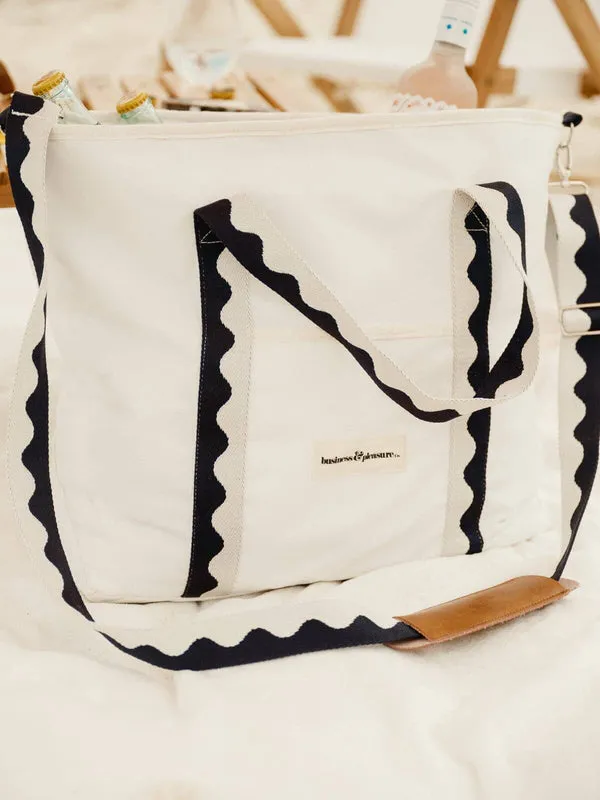 Business & Pleasure - Cooler Tote Bag - Riviera White
