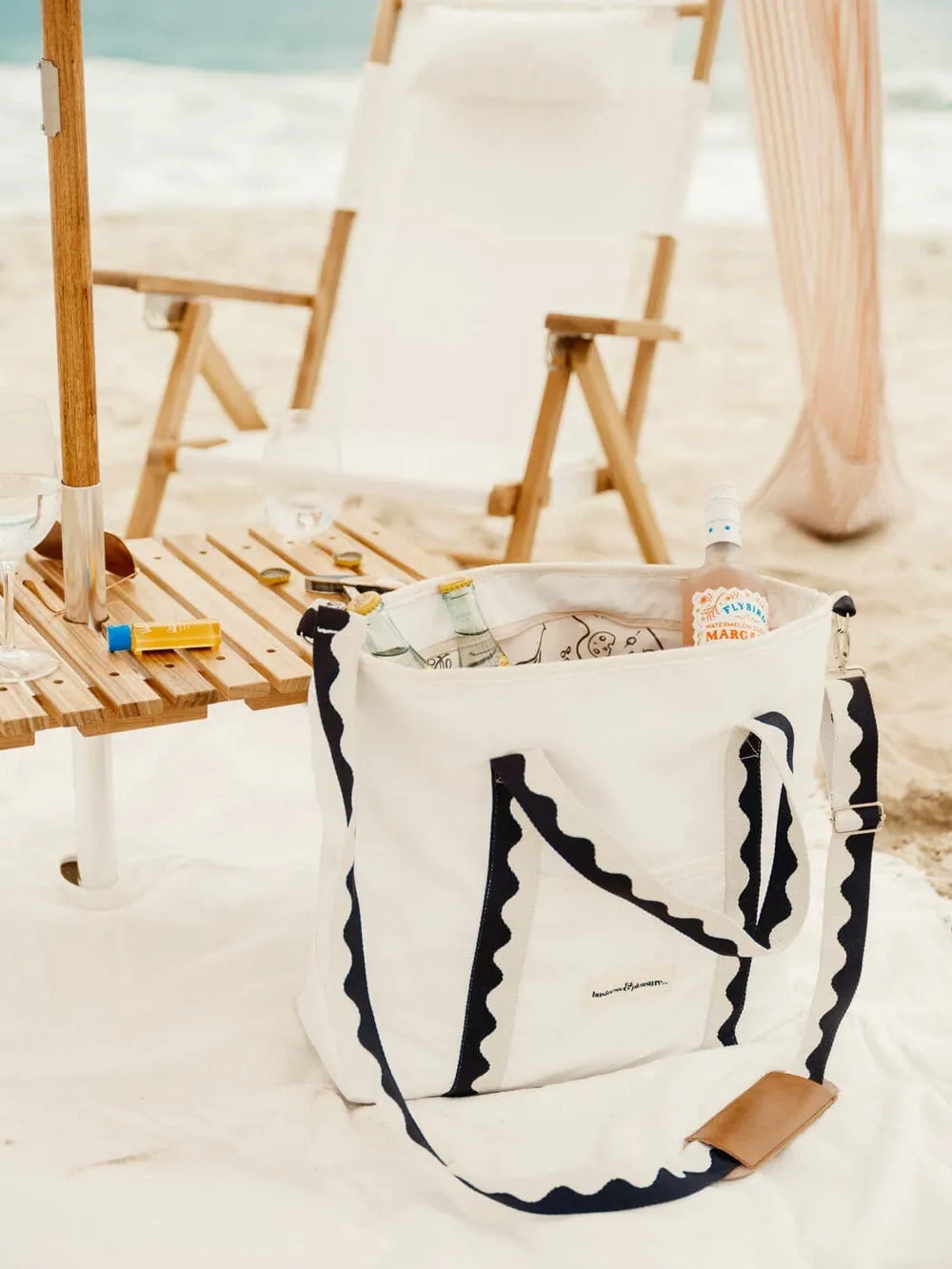 Business & Pleasure - Cooler Tote Bag - Riviera White