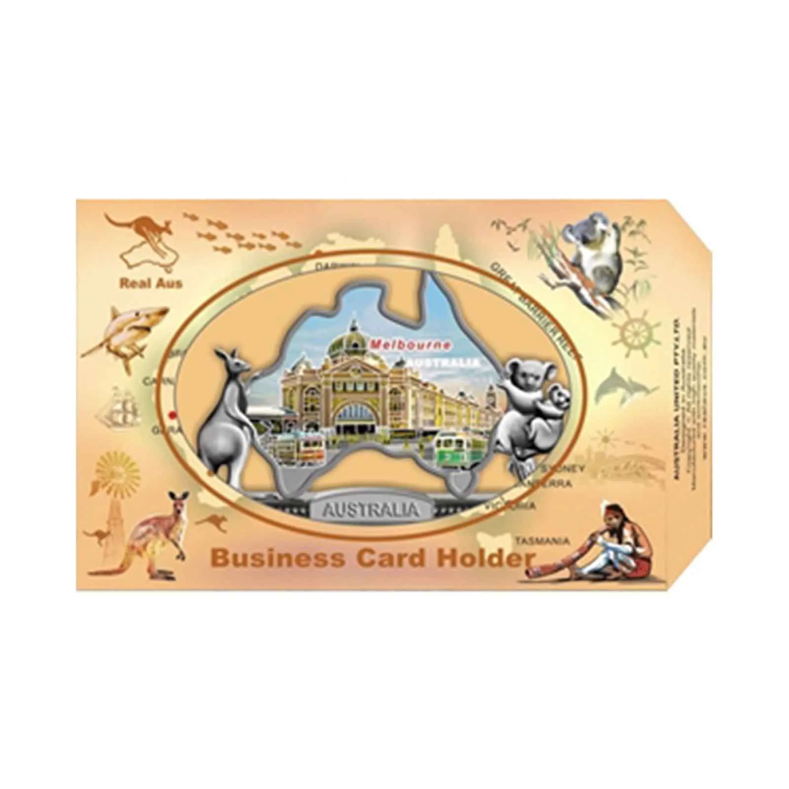 Business Card Holder Melbourne Colour