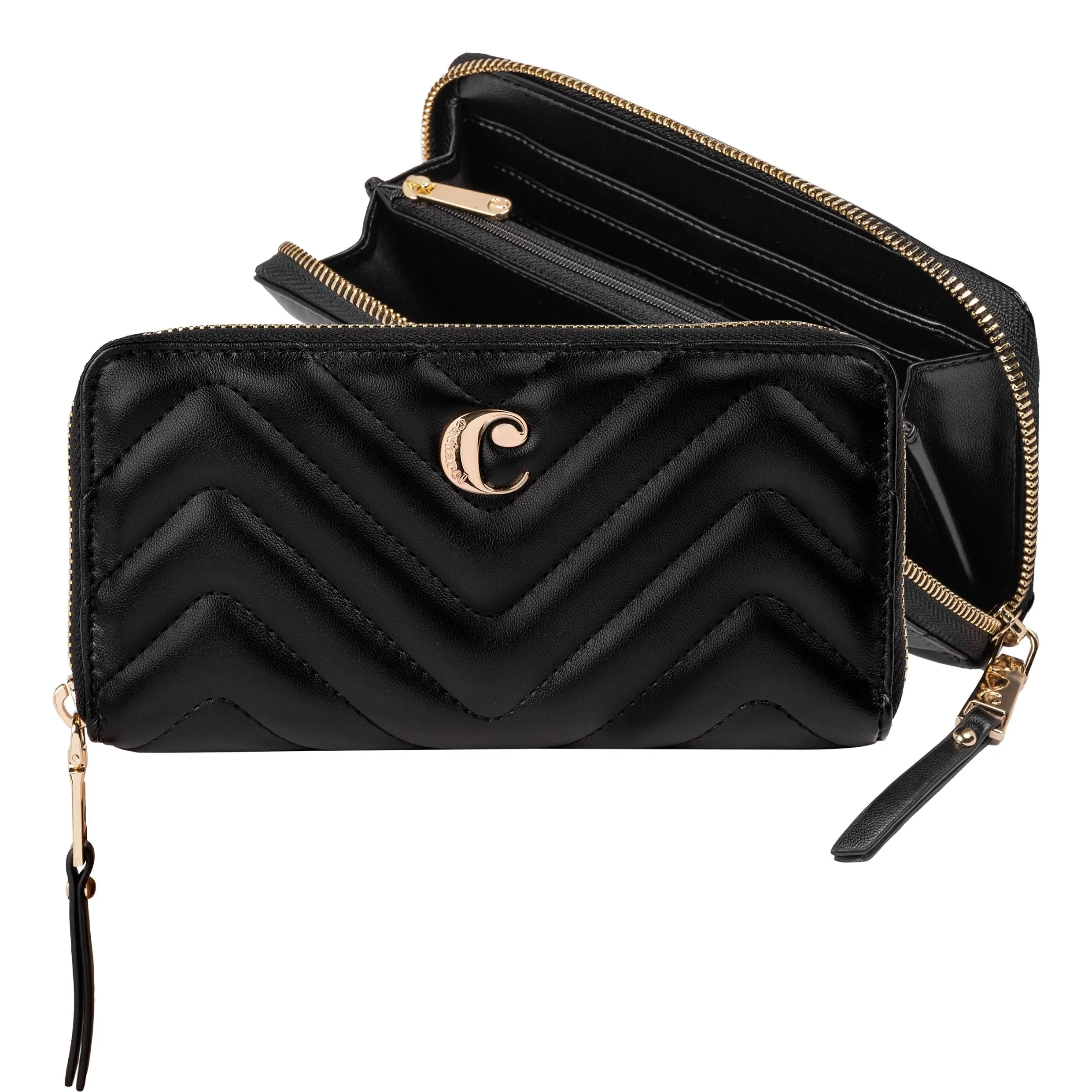 Cacharel CEL220A-Travel wallet Odeon Black