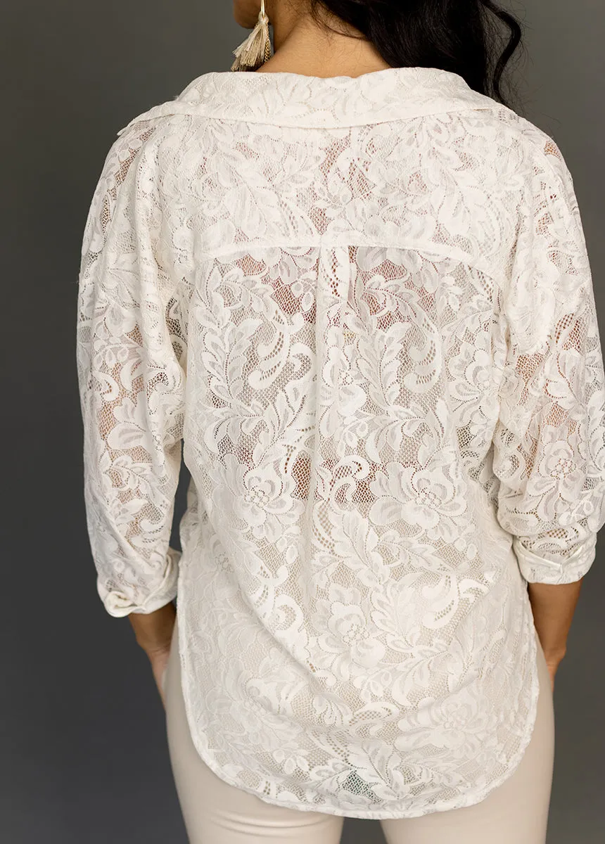 Caeley Top in Cream