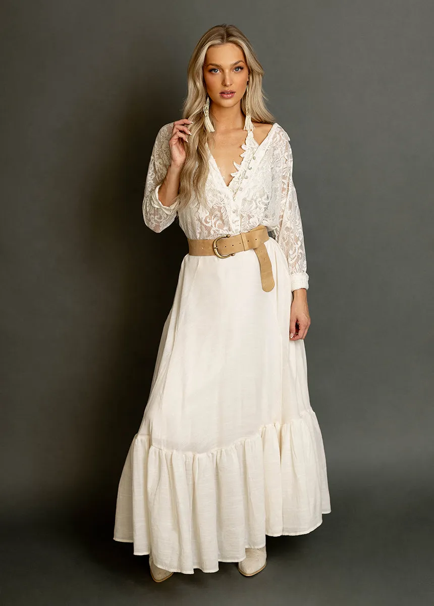 Caeley Top in Cream