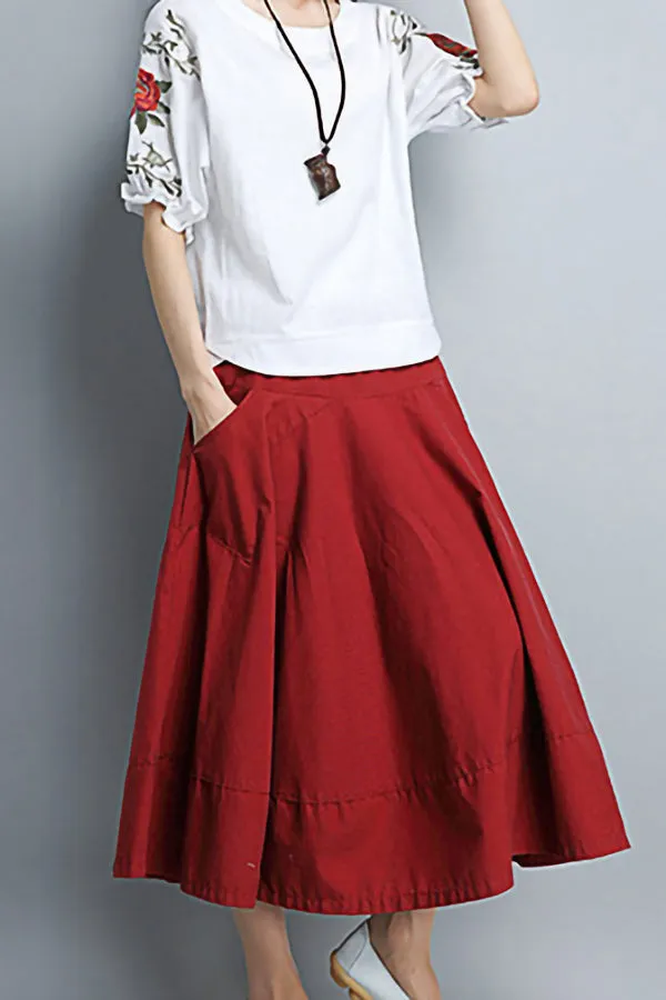 Casual Floral Printed T-shirt