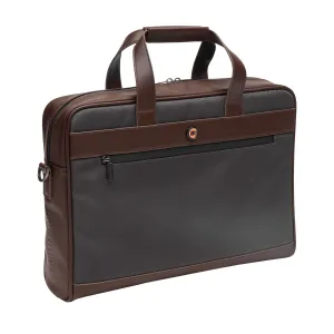 Cerruti 1881 NTD330H-Document bag Bond Grey Brown