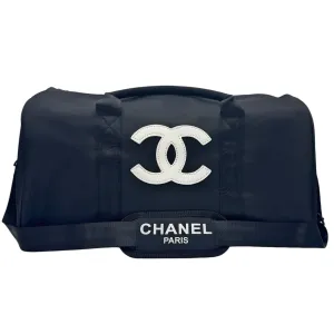 CHANEL CC Nylon VIP Gift Duffle Bag - Black New w/Out Tags