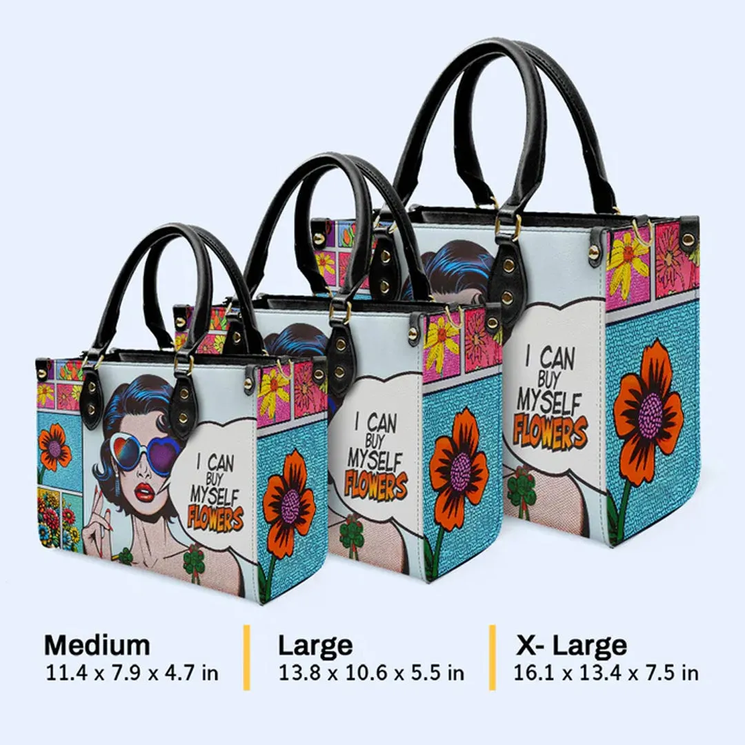 CHRISTIANARTBAG 'Independent Spirit' Personalized Pop Art Leather Handbag - CABLTHB16300324.
