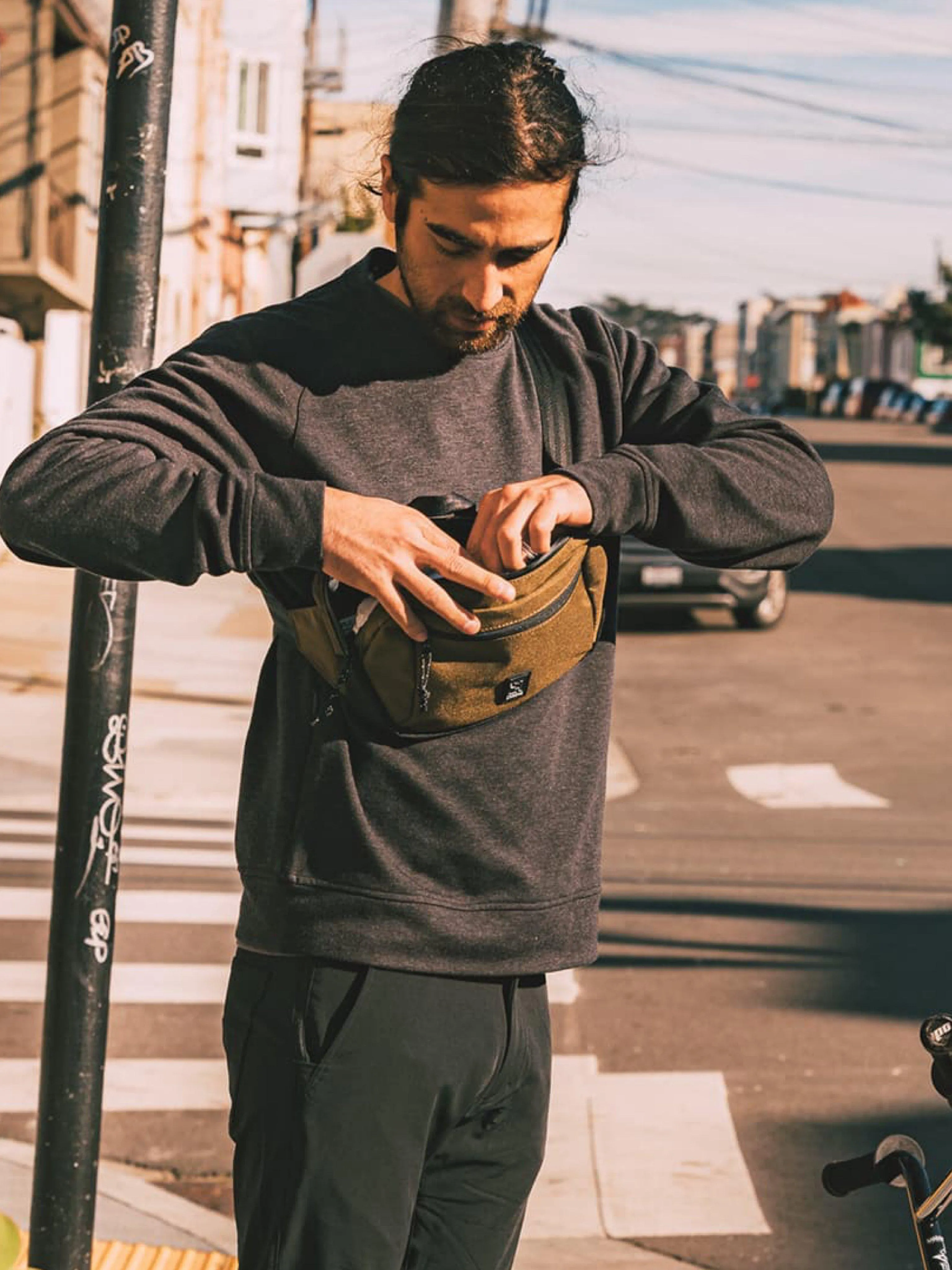 Chrome Industries Ziptop Waistpack Chromed