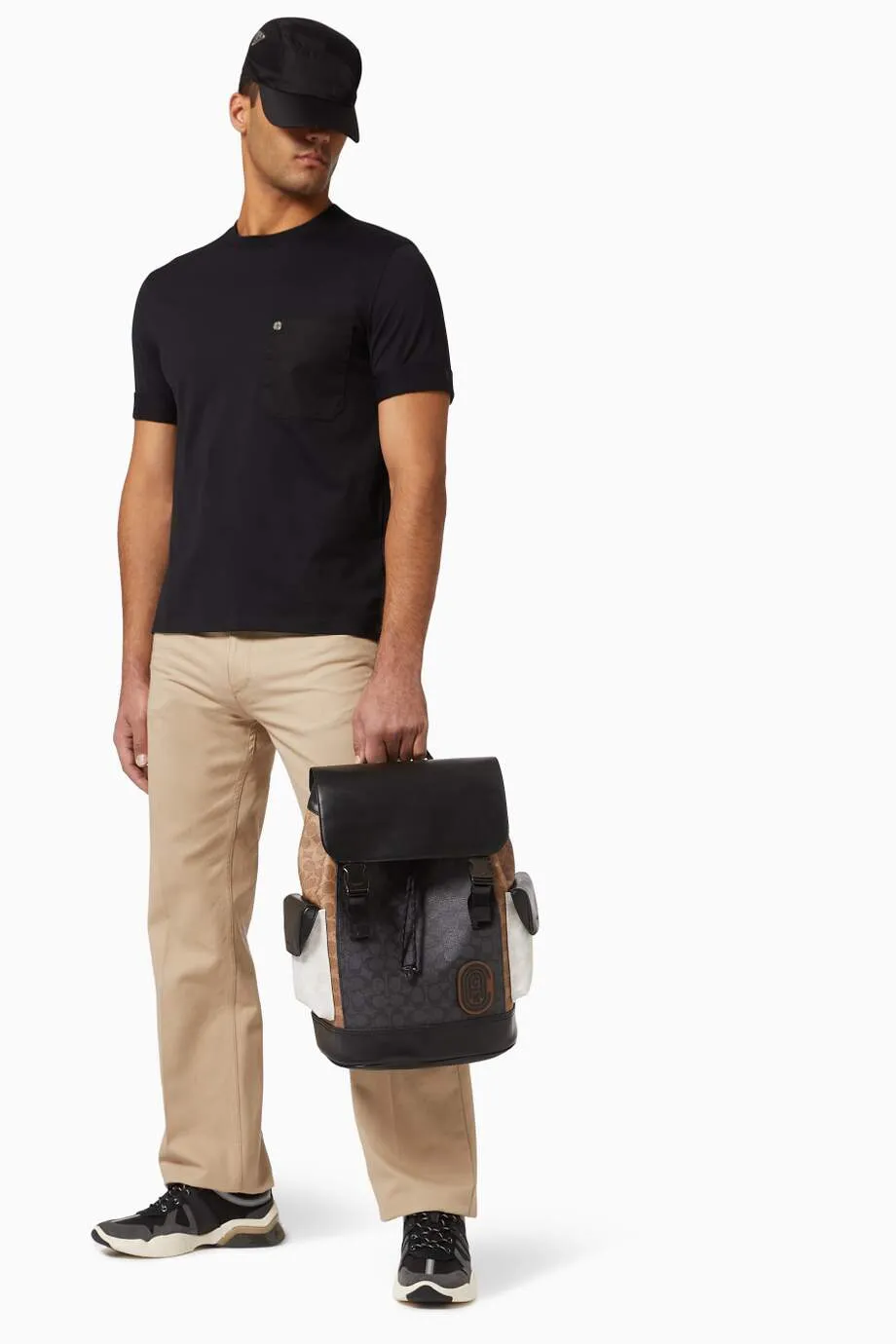 Coach Rivington Backpack in Colourblock Signature Canvas