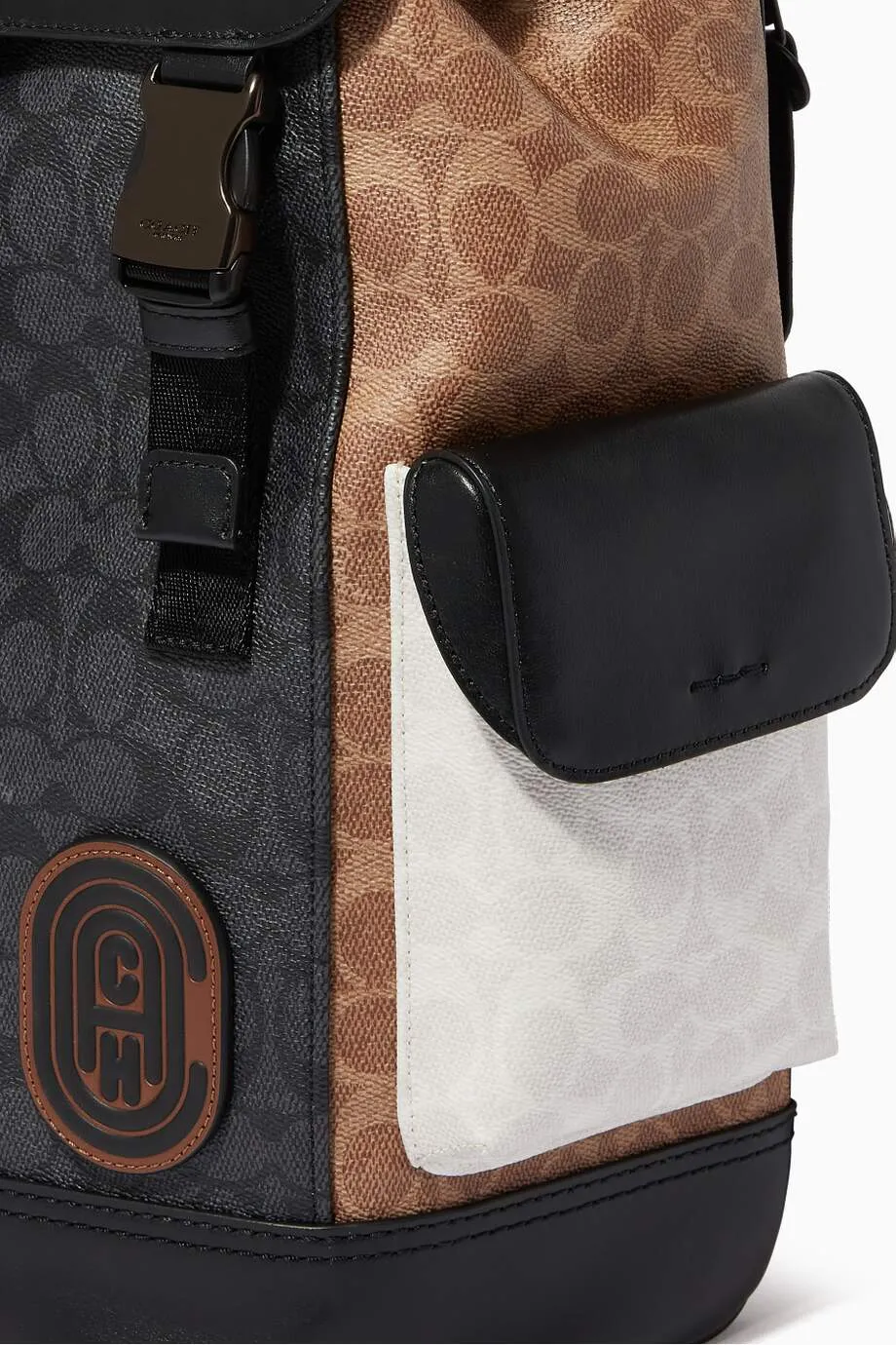 Coach Rivington Backpack in Colourblock Signature Canvas