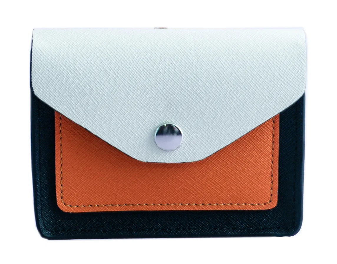 COLORBLOC: Leather Name Card Holder