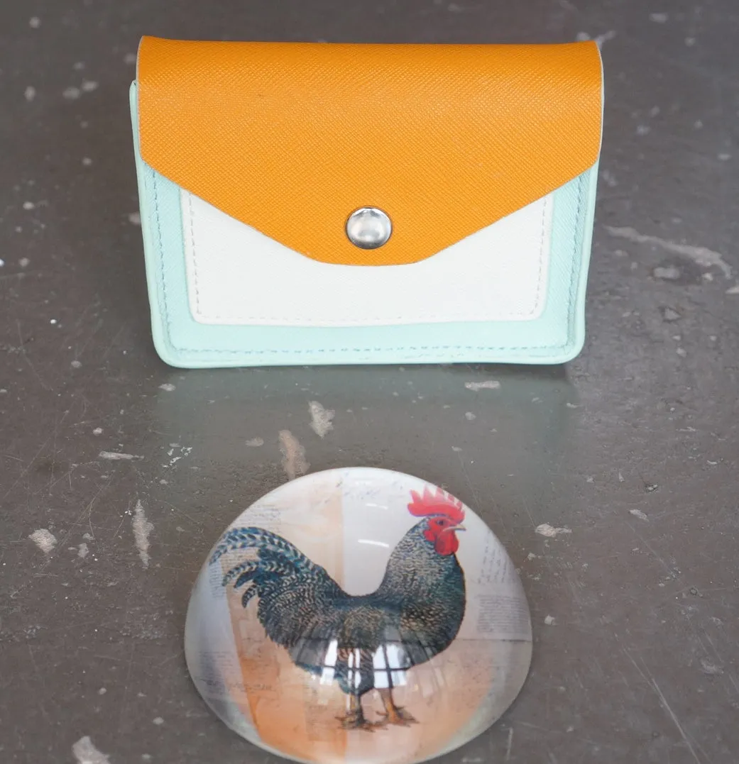 COLORBLOC: Leather Name Card Holder
