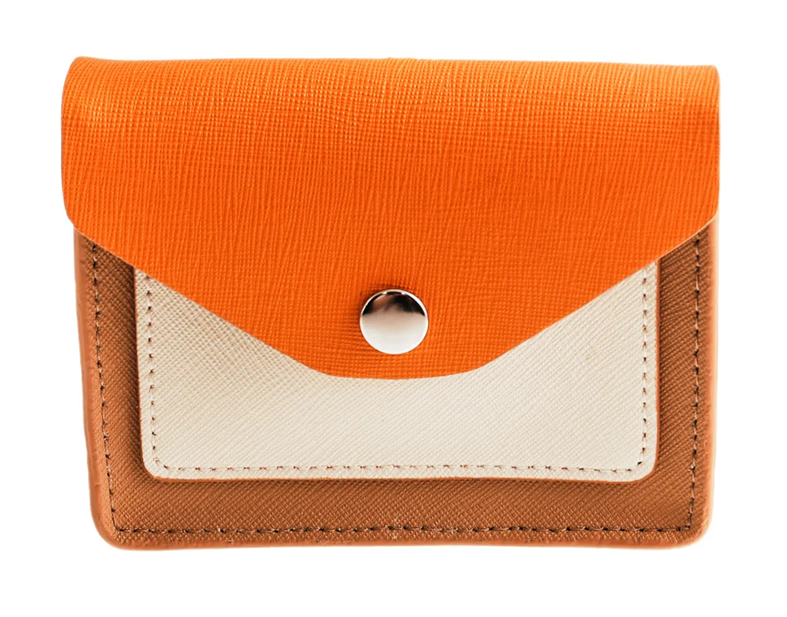 COLORBLOC: Leather Name Card Holder