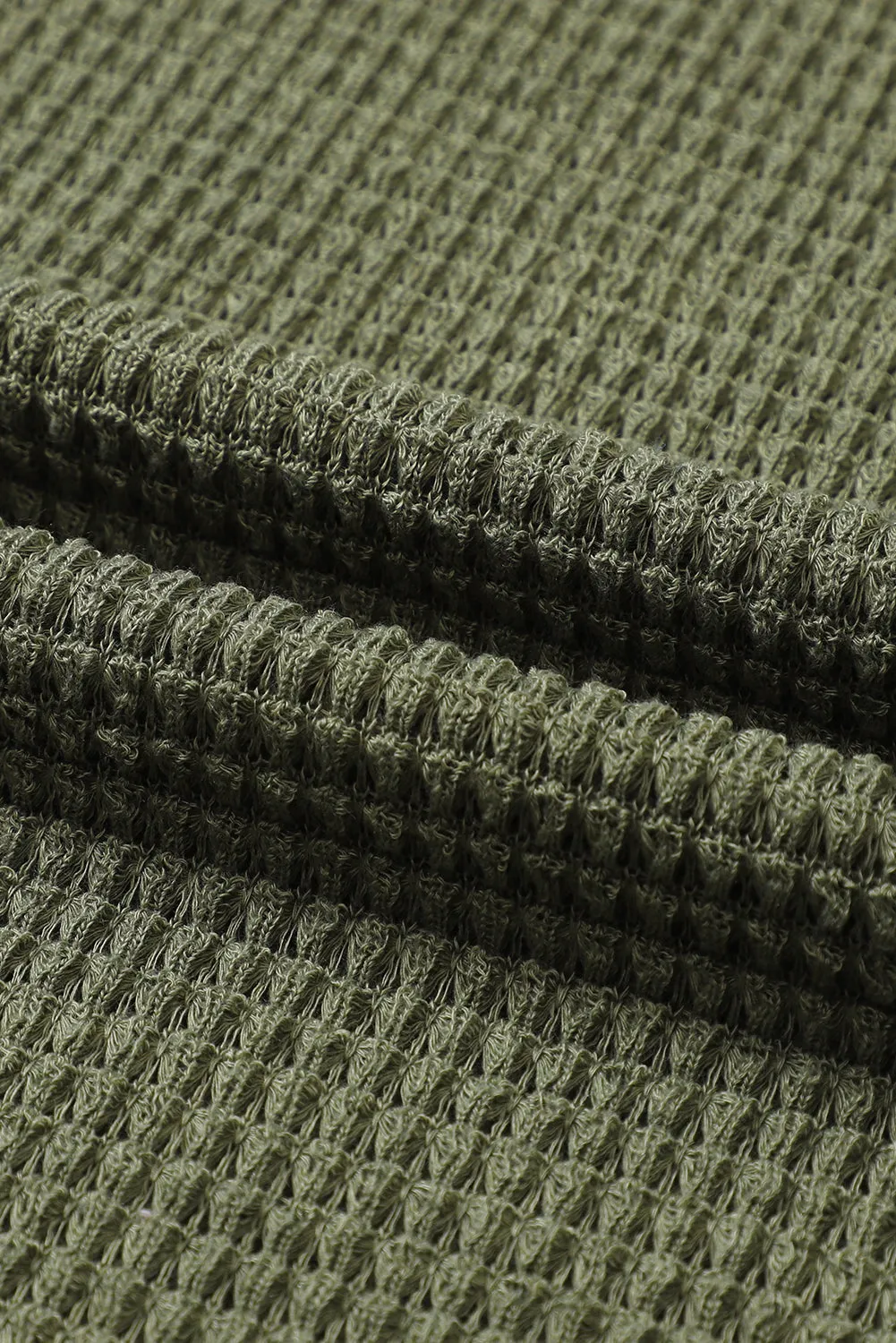 Cozy Vibes Waffle Knit Sweater - PREORDER
