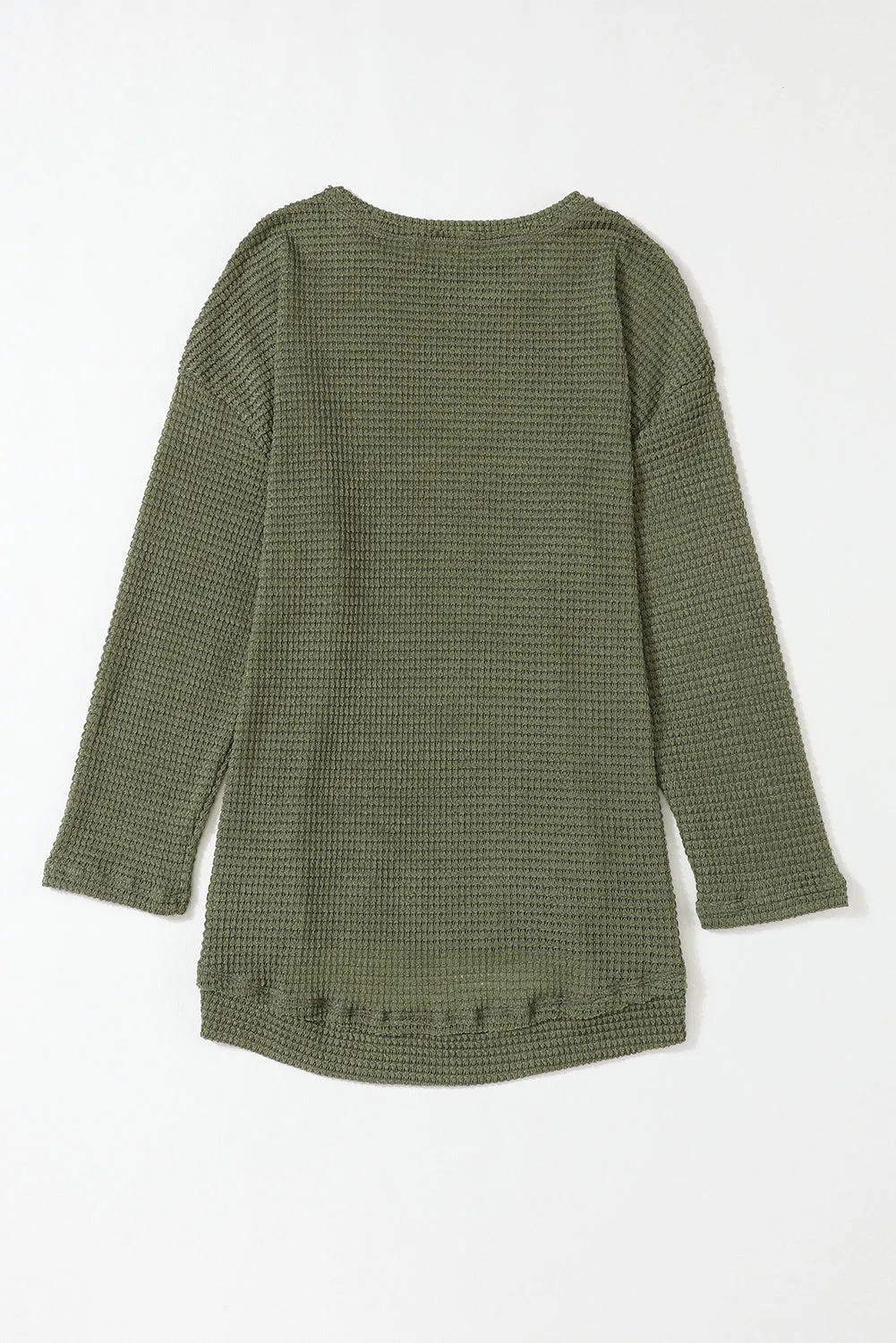Cozy Vibes Waffle Knit Sweater - PREORDER