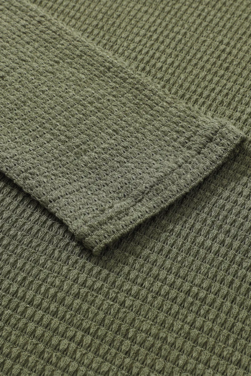 Cozy Vibes Waffle Knit Sweater - PREORDER